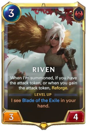 Riven lvl 1 (LoR Card)