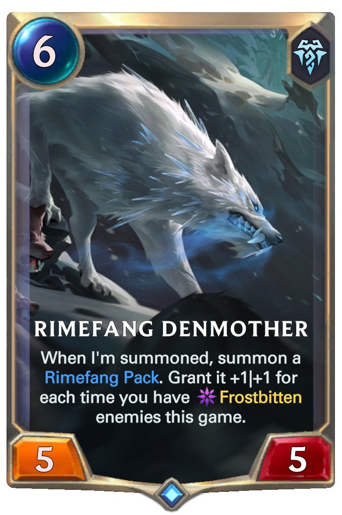 Rimefang Denmother (LoR card)