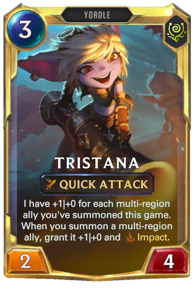 tristana level 2 (lor card)