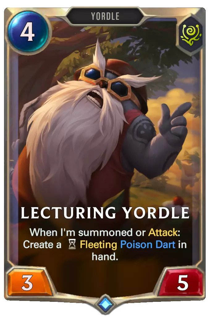 Beyond the Bandlewood LoR Card Impressions: Yordles Followers, Poison