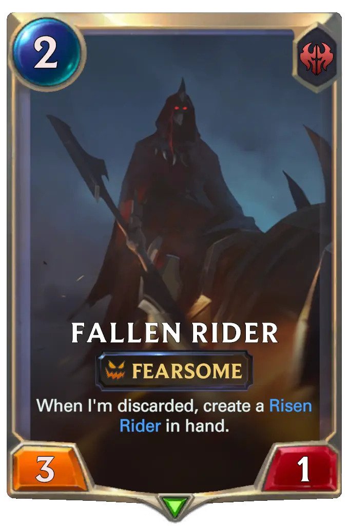Fallen Rider (lor card)