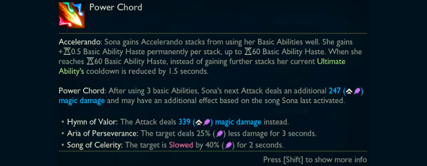 Sona New Passive