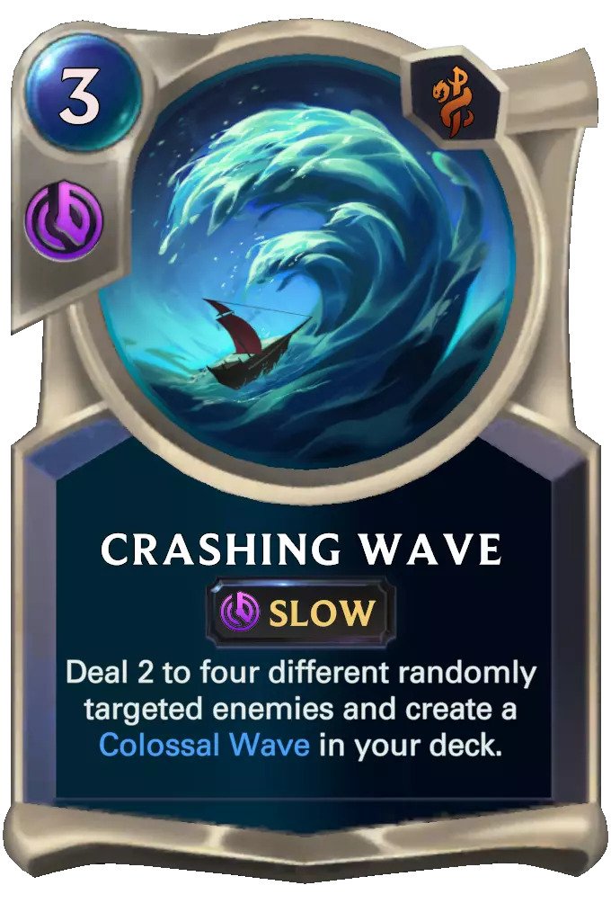 crashing wave (lor card)