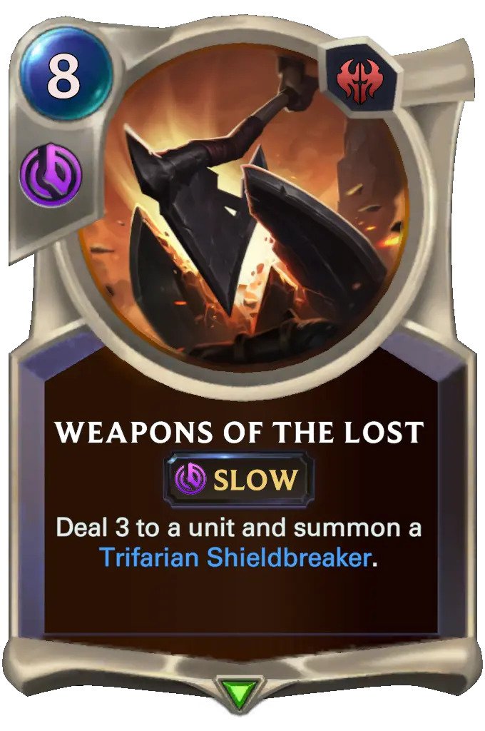 Weapons of the Lost (lor card)