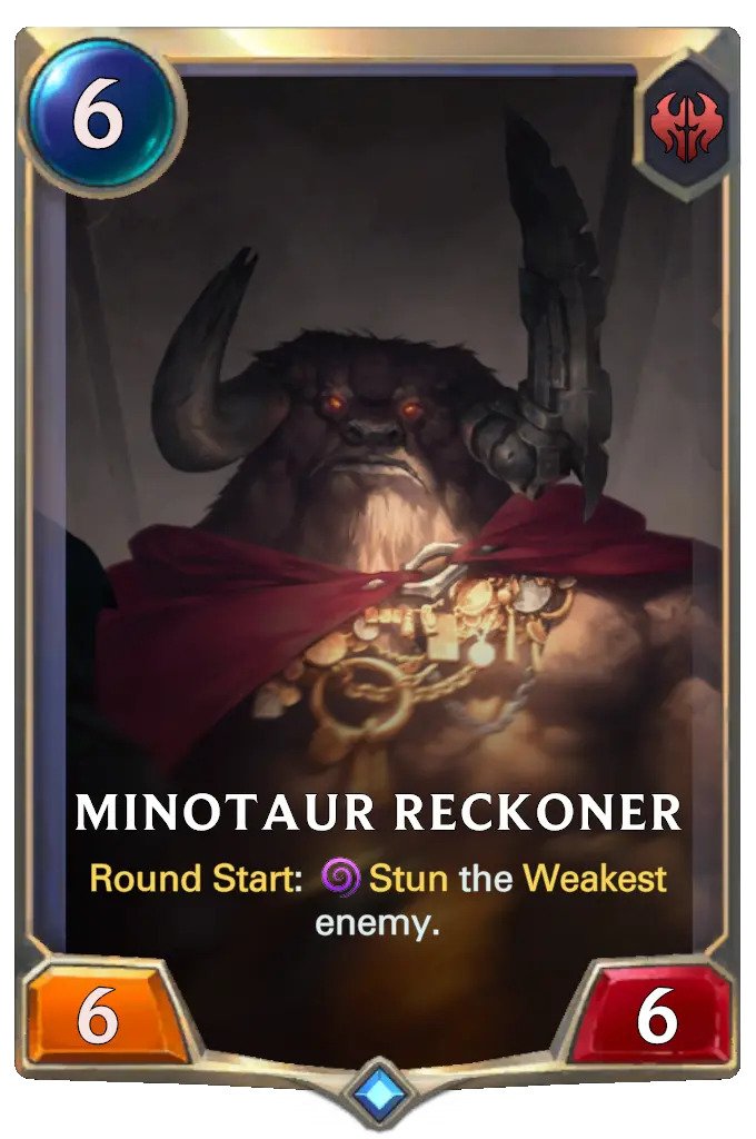 Minotaur Reckoner (LoR card)