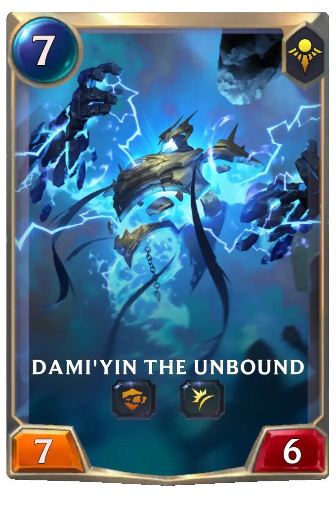 dami'yin the unbound (lor card)