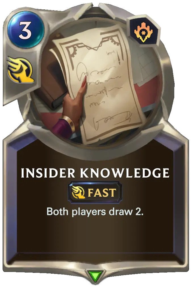 Insider Knowledge (LoR card)