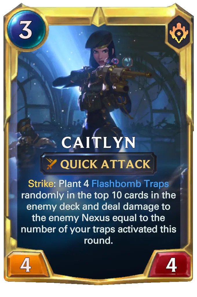 Caitlyn level 2 (LoR card)