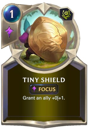 Tiny Shield (LoR Card)