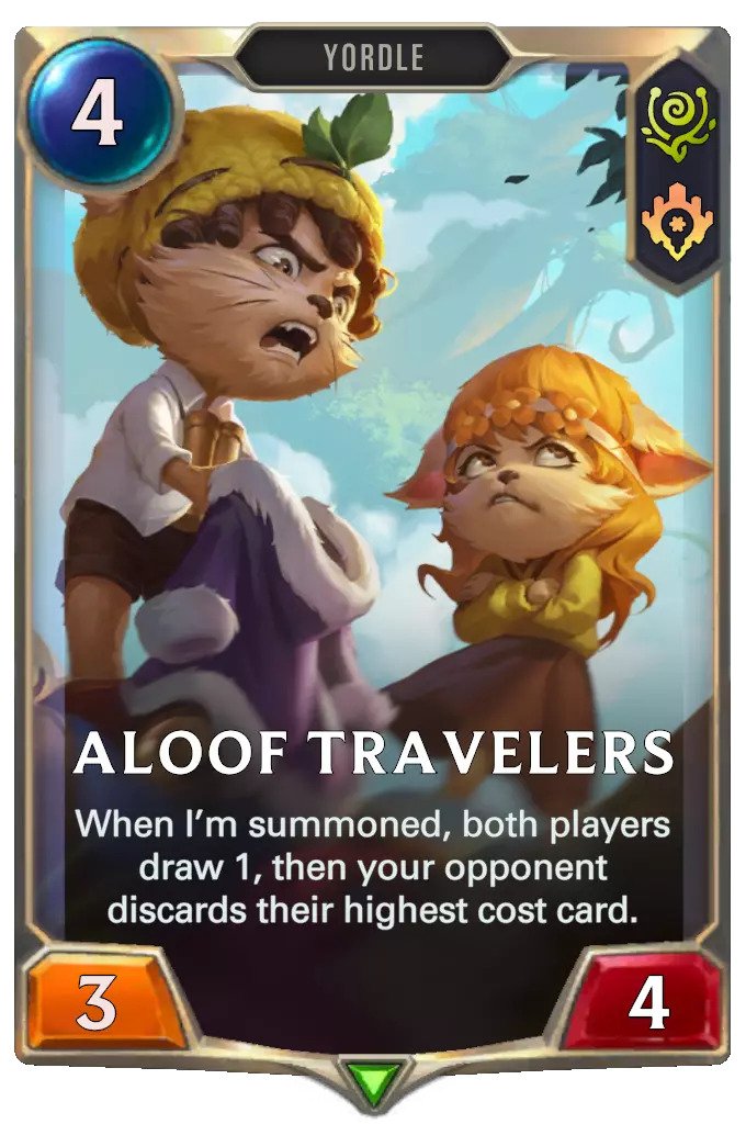 Aloof Travelers (LoR card)