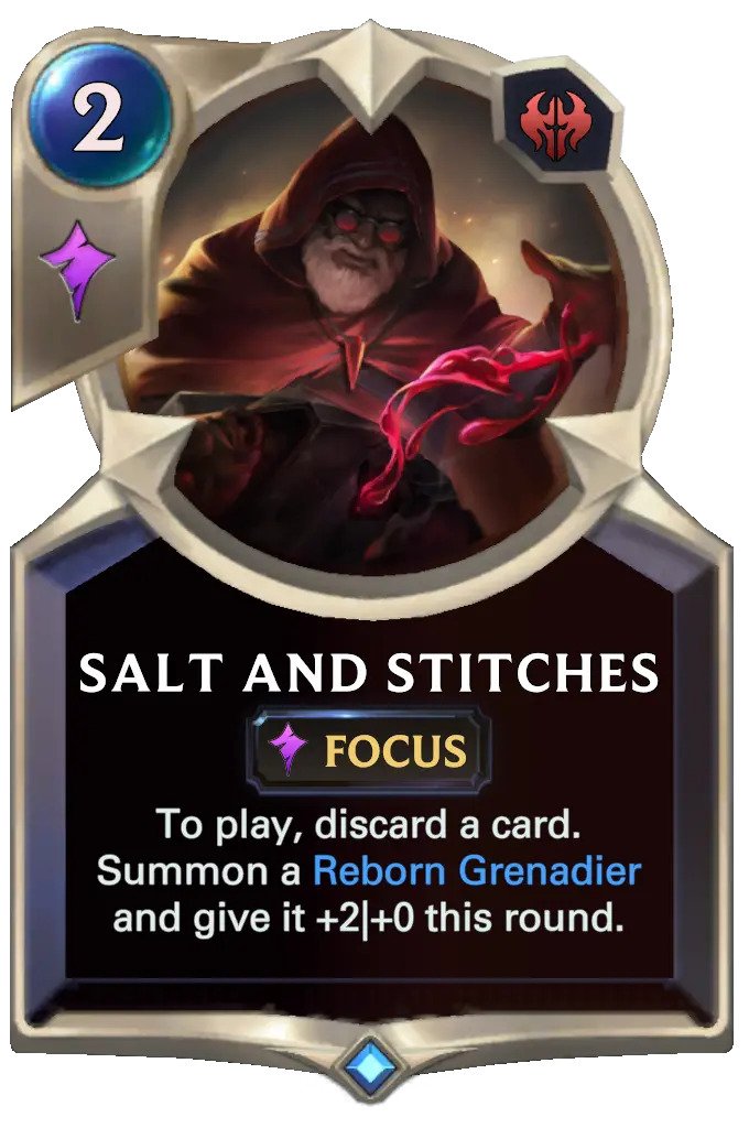 Salt and Stiches (lor card)