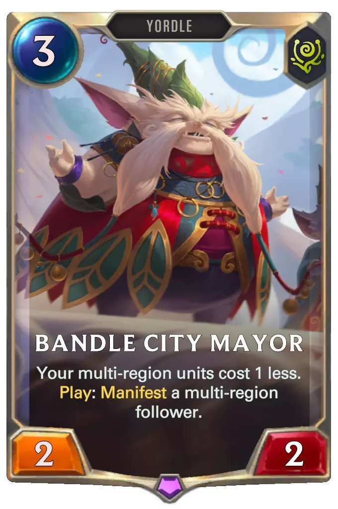 bandle city mayor (lor card)