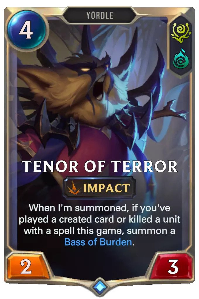 Tenor of Terror (LoR card)