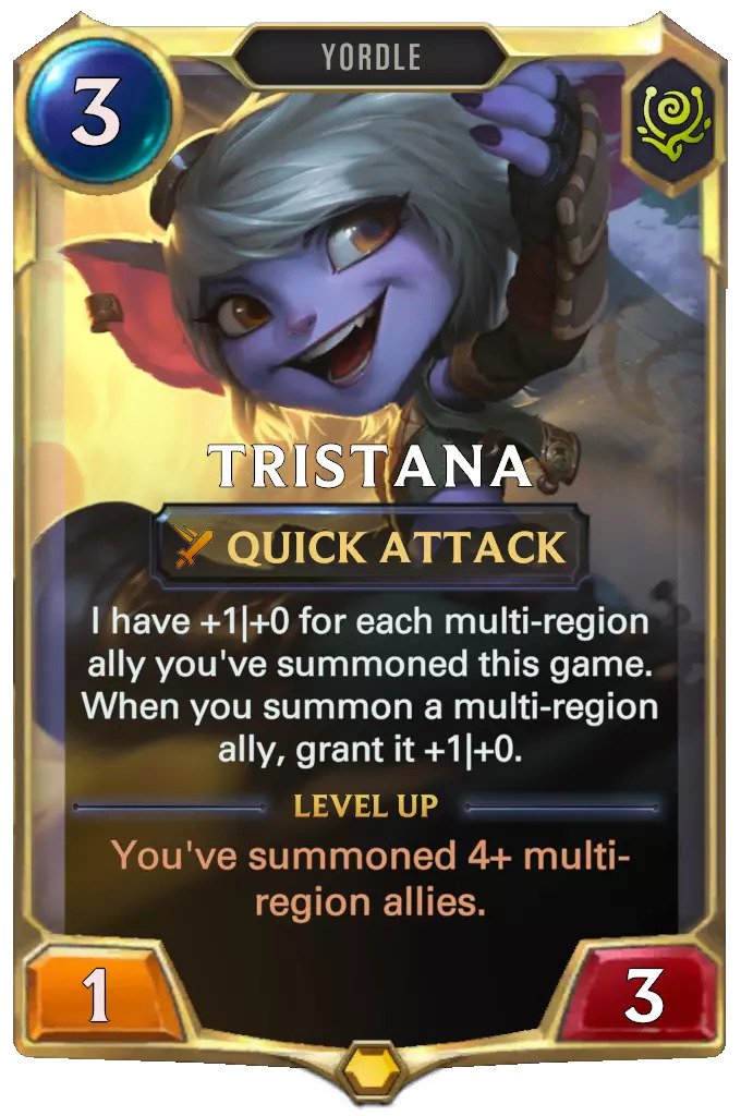 tristana level 1 (lor card)