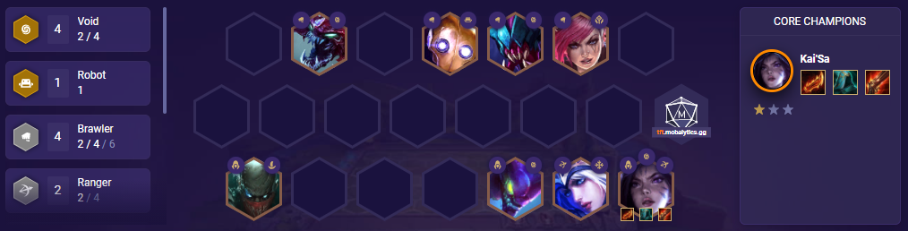 TFT Kai'Sa Brawlers