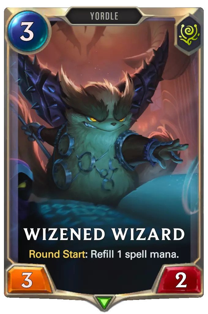 Wizened Wizard (LoR card)