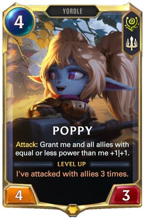Poppy Level 1 (LoR Card)
