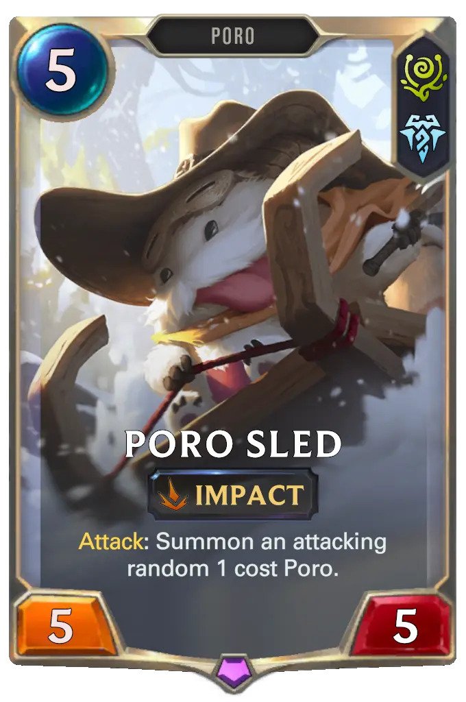 Poro Sled (LoR Card)