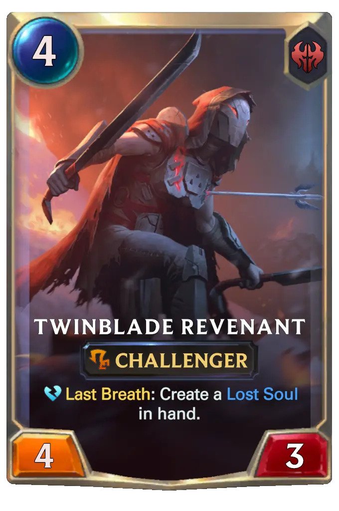 Twinblade Revenant (lor card)