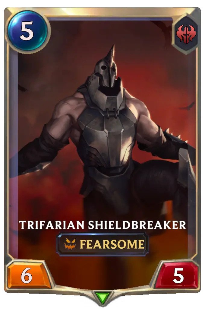 Trifarian Shieldbreaker (lor card)