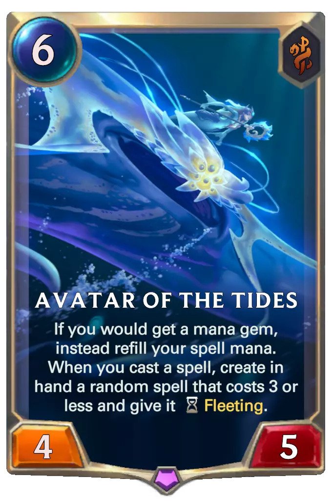 avatar of the tides (lor card)