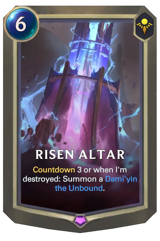 risen altar (lor card)