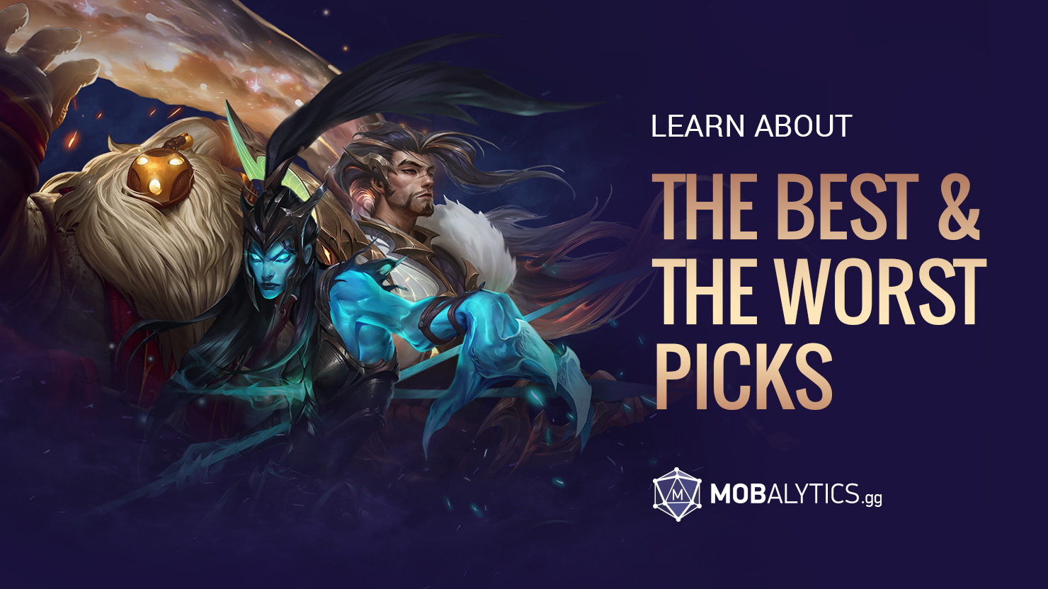learn about best picks against champion with mobalytics app