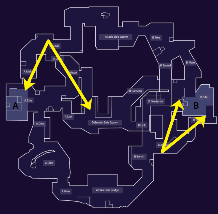 How to play Valorant Fracture: Callouts, locations, lore