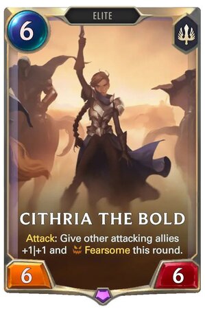 Cithria The Bold (LoR Card)