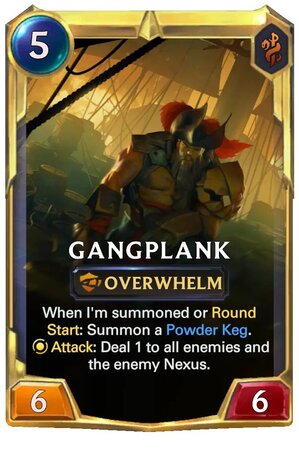 Gangplank level 2 (LoR Card)