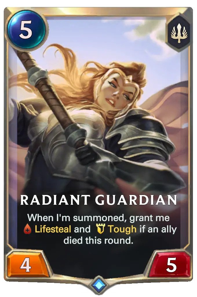 Radiant Guardian nerf