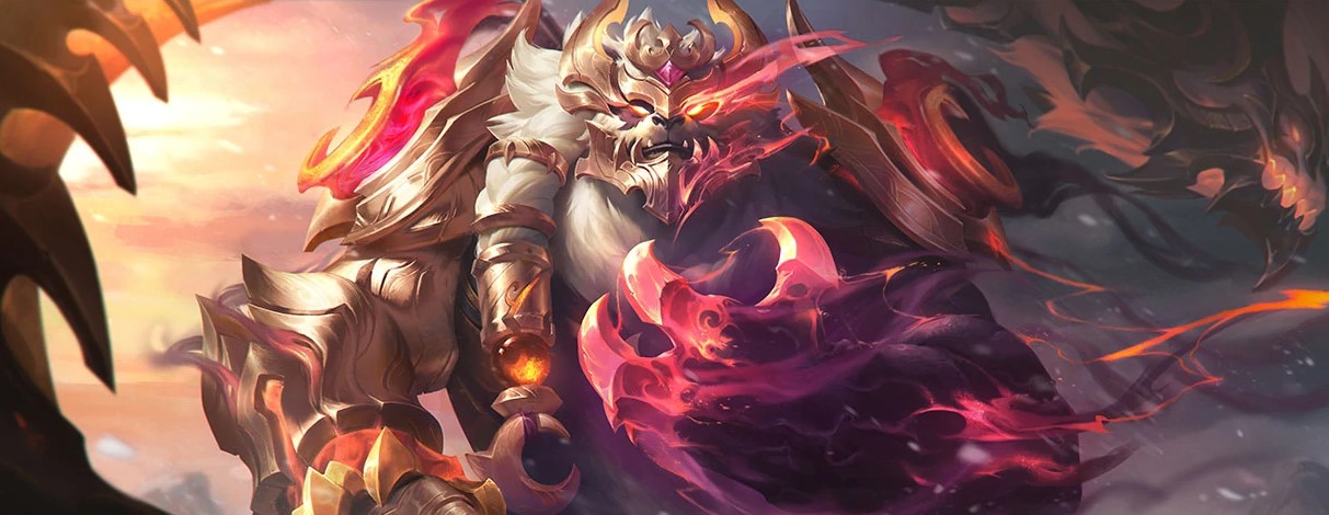 Volibear Prestige Duality Dragon (LoL splash)