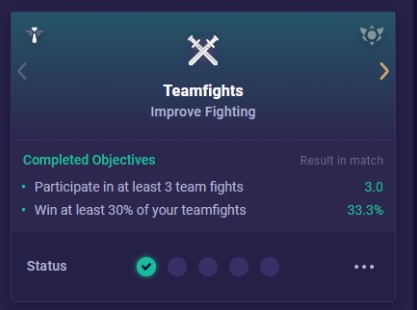 Teamfighting post game result