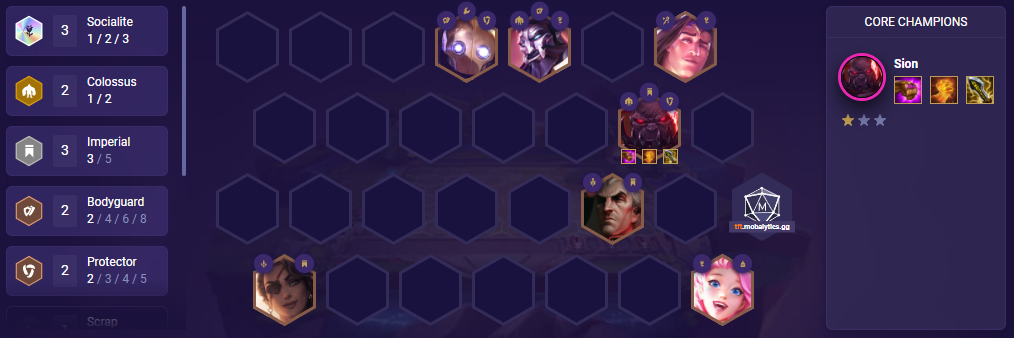 TFT Set 6 Team Comp Sion