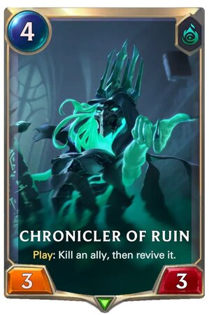 Chronicler of Ruin (LoR Card)
