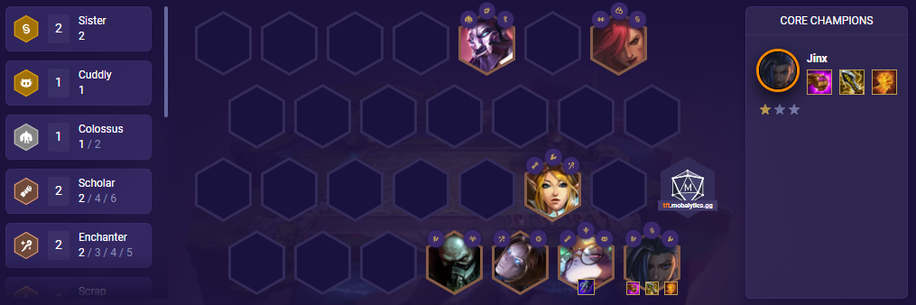 TFT Set 6 Team Comp Jinx