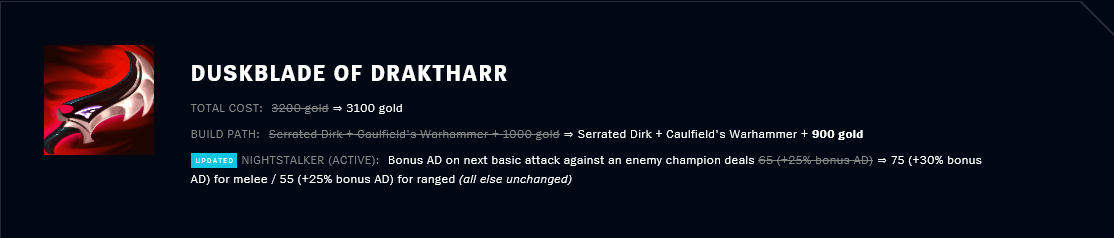 Patch 11.23 Duskblade