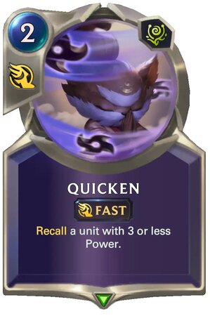 quicken (lor card)