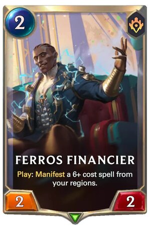 ferros financier (lor card)