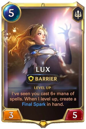 lux level 1 (lor card buff)