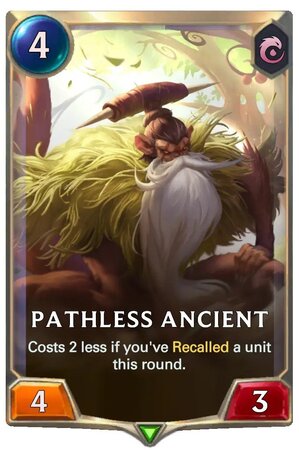 Pathless Ancient (lor card)