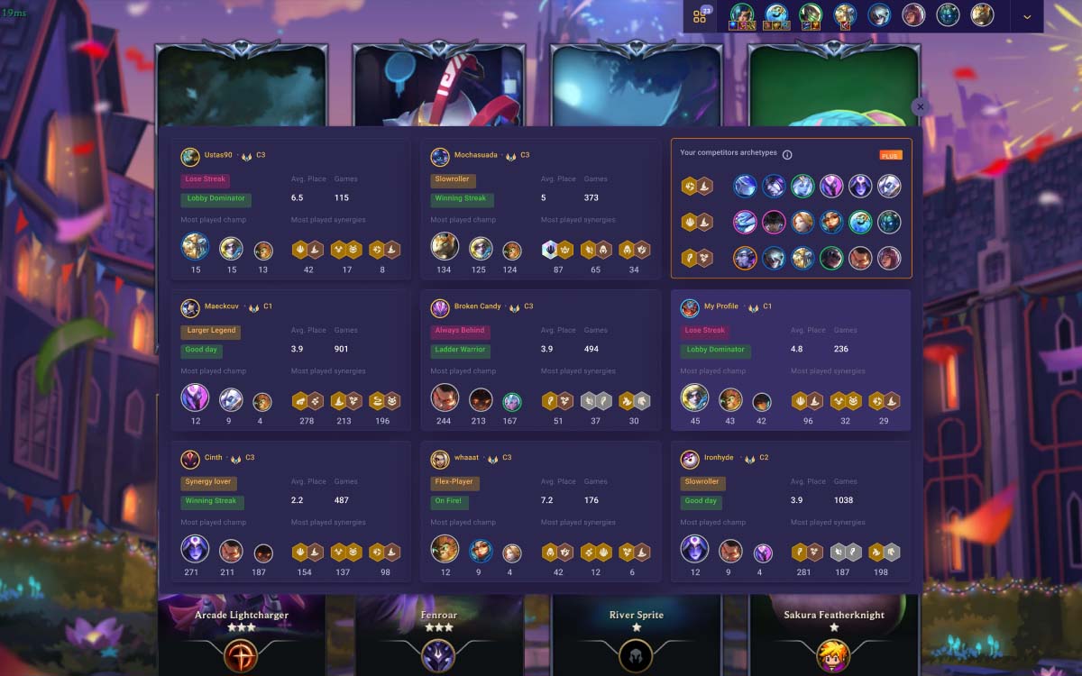 TFT Lobby Scouter