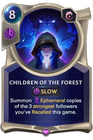 Children of the Forest (lor card)