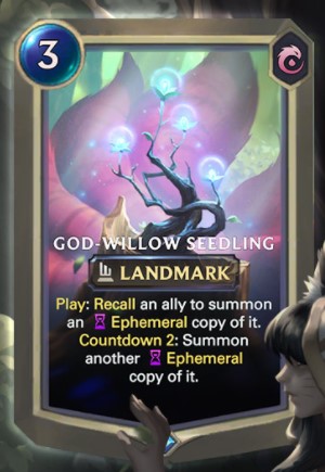 god-will seedling (temporary lor card)