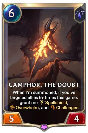 Camphor, The Doubt (lor card)