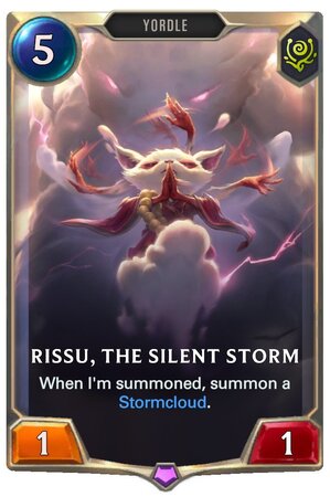 Rissu, The Silent Storm (LoR Card)