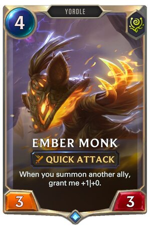 Ember Monk (LoR Card)