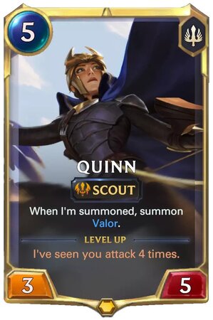 Quinn level 1 (LoR Card)