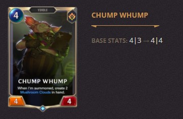 Patch 3.0.0 CHUMP WHUMP
