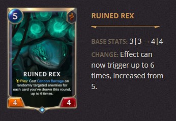Patch 3.0.0 RUINED REX
